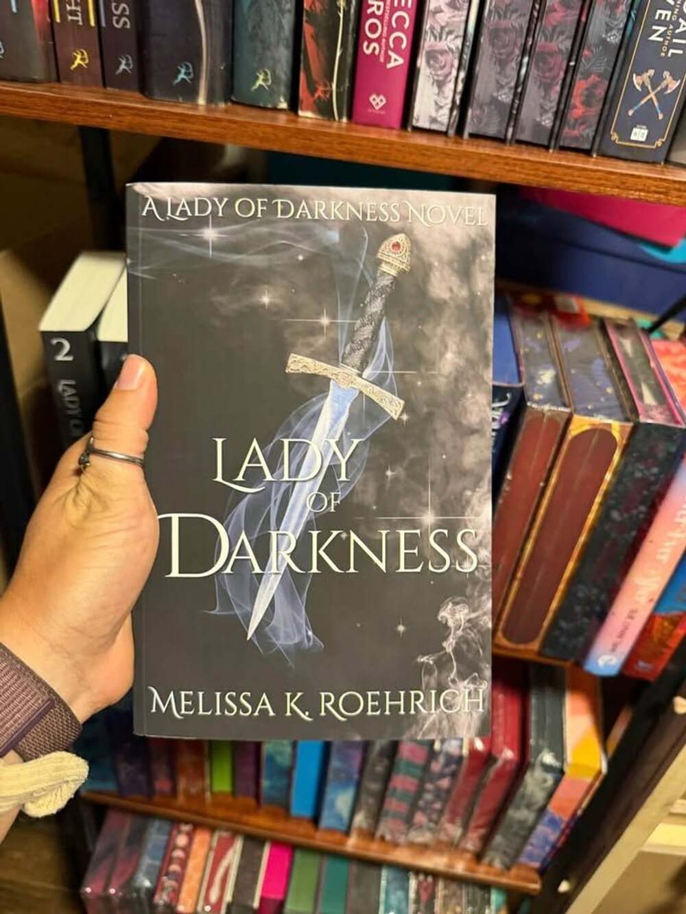 Signed Lady of Darkness Series Books 1-3 Melissa K. Roehrich